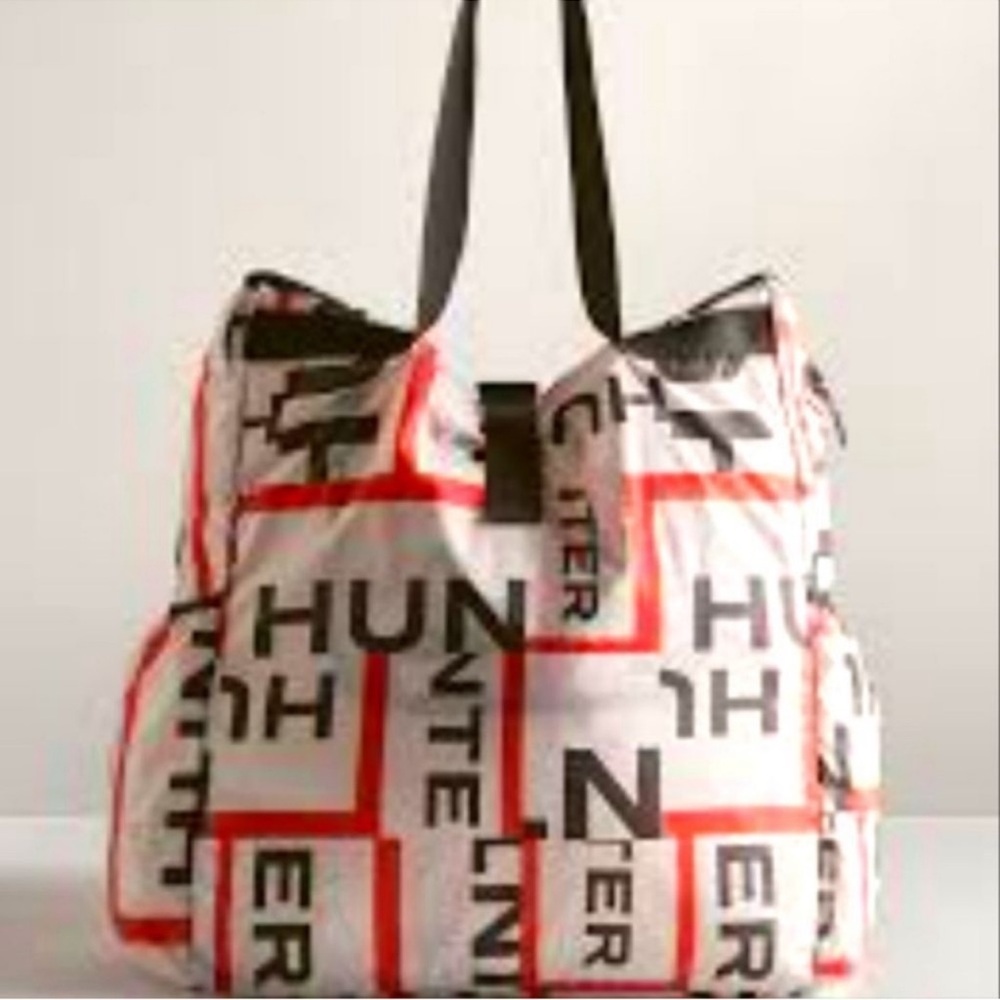 Hunter Original Ripstop Packable Tote Bag Exploded Logo - Picture 3 of 13